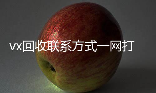 vx回收联系方式一网打尽，轻松实现闲置资源变现